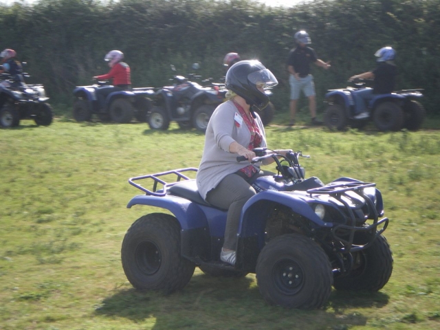  Fun ciclista en quad 